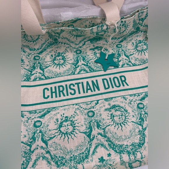 🔥NEW! RARE! DIOR•Toile de Juoy Soleil Dioriviera Tote Bag - Picture 2 of 3
